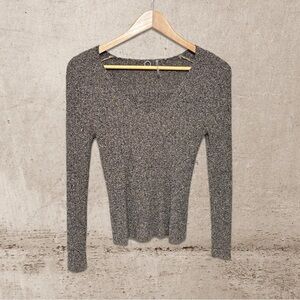 -bundle 3 or more One Girl Who Long Sleeve Fitted Ribbed Top -bundle 3 or more